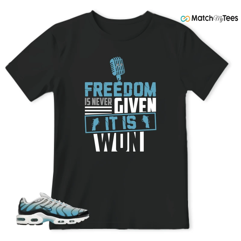 NIKE AIR MAX PLUS ICE (GS) SNEAKER Matching Tees t-shirt