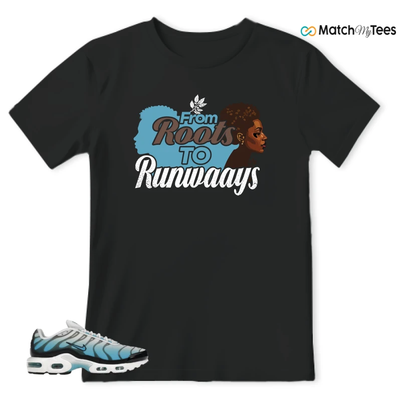 NIKE AIR MAX PLUS ICE (GS) SNEAKER Matching Tees t-shirt
