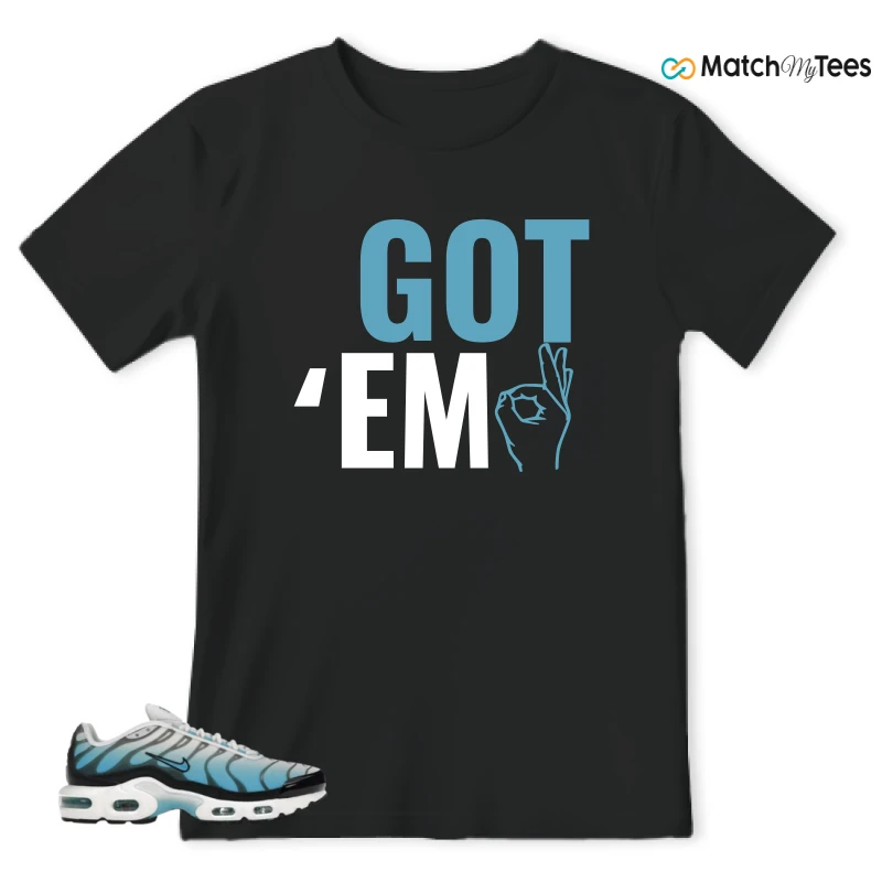 NIKE AIR MAX PLUS ICE (GS) SNEAKER Matching Tees t-shirt