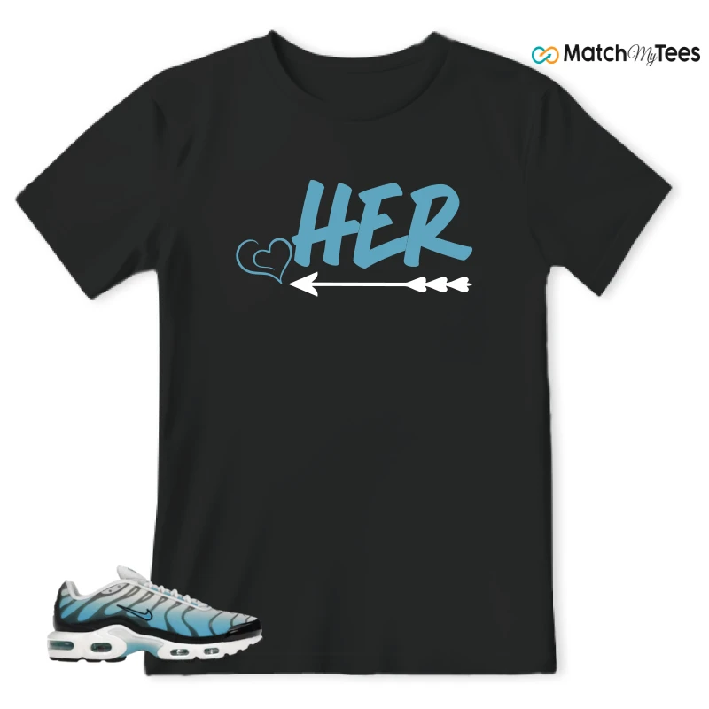 NIKE AIR MAX PLUS ICE (GS) SNEAKER Matching Tees t-shirt
