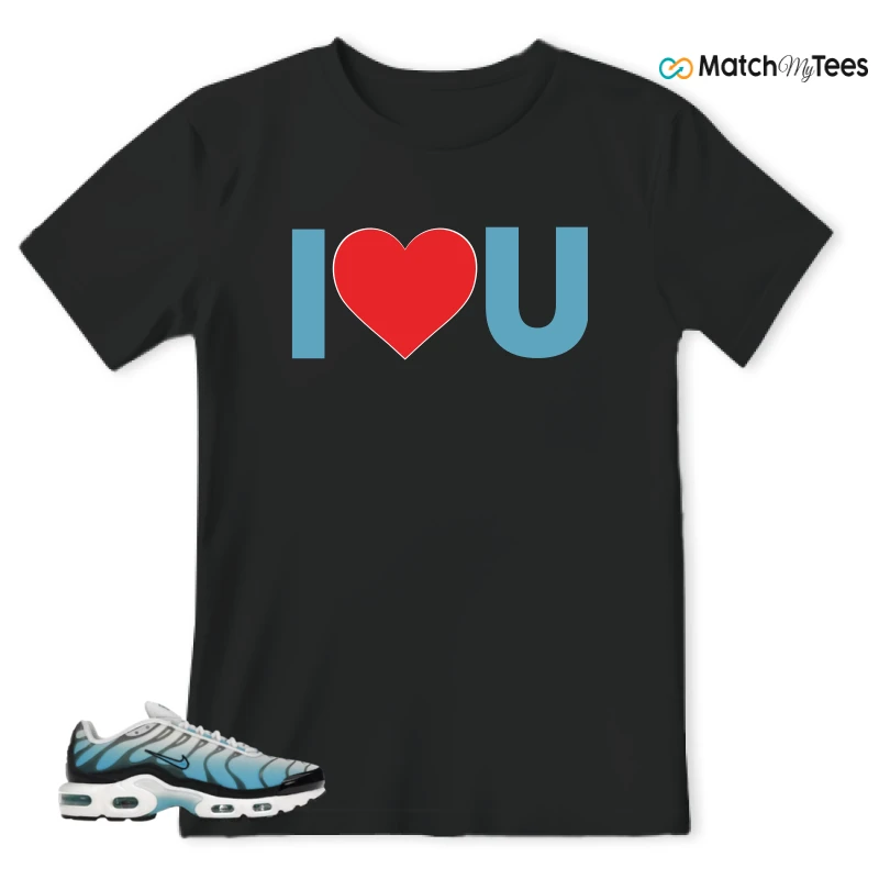 NIKE AIR MAX PLUS ICE (GS) SNEAKER Matching Tees t-shirt