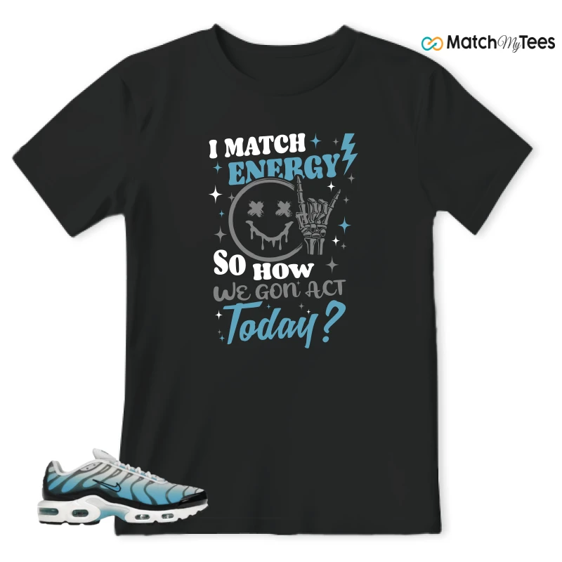 NIKE AIR MAX PLUS ICE (GS) SNEAKER Matching Tees t-shirt