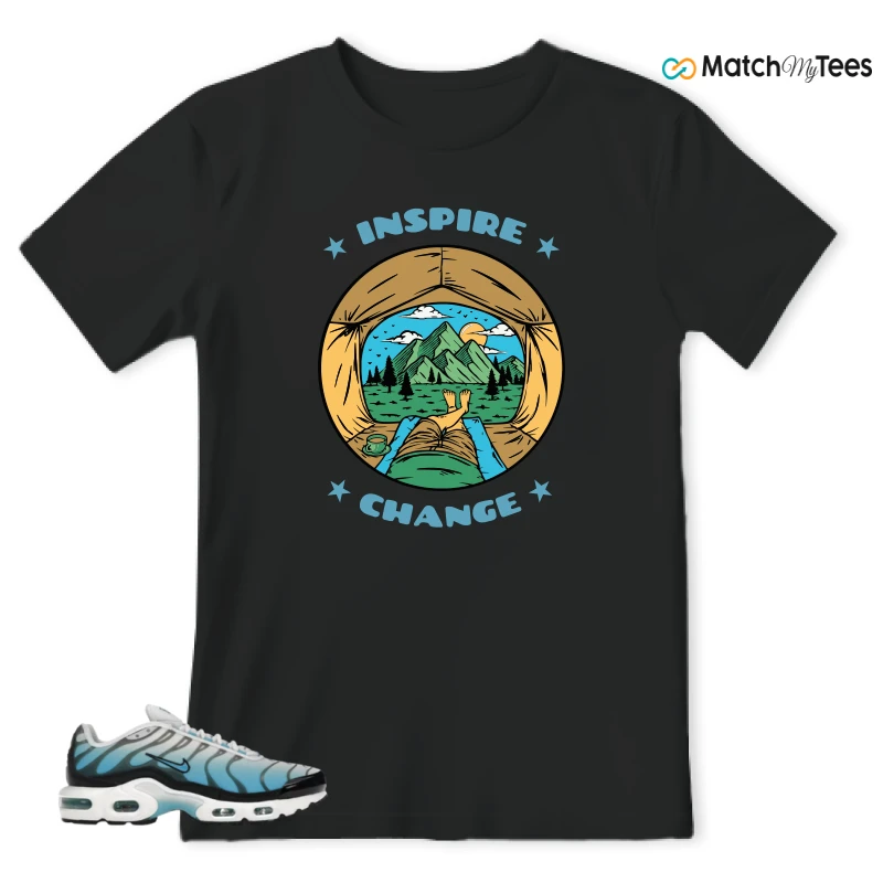 NIKE AIR MAX PLUS ICE (GS) SNEAKER Matching Tees t-shirt