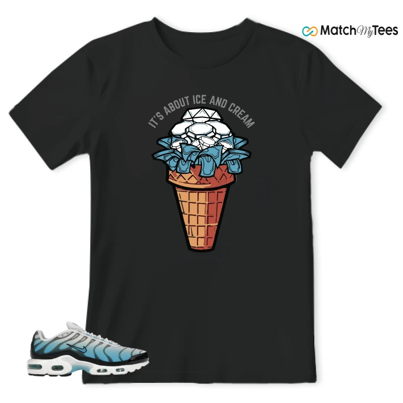 NIKE AIR MAX PLUS ICE (GS) SNEAKER Matching Tees t-shirt