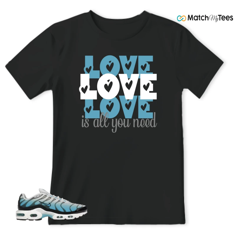 NIKE AIR MAX PLUS ICE (GS) SNEAKER Matching Tees t-shirt