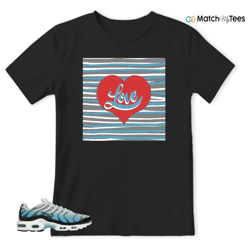 NIKE AIR MAX PLUS ICE (GS) SNEAKER Matching Tees t-shirt