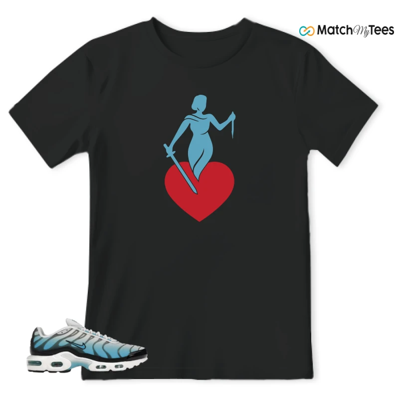 NIKE AIR MAX PLUS ICE (GS) SNEAKER Matching Tees t-shirt