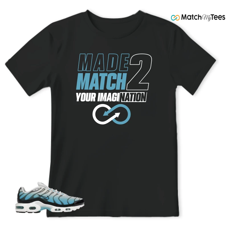 NIKE AIR MAX PLUS ICE (GS) SNEAKER Matching Tees t-shirt