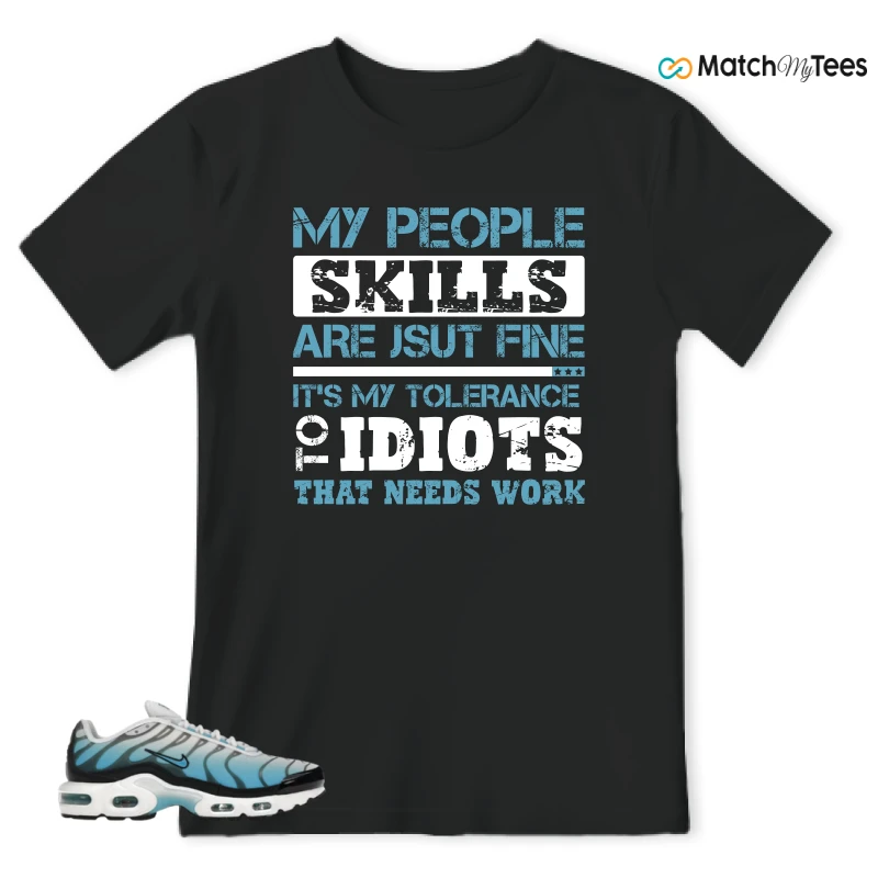 NIKE AIR MAX PLUS ICE (GS) SNEAKER Matching Tees t-shirt