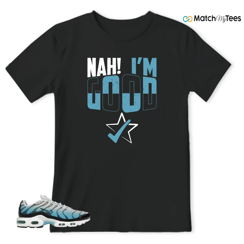 NIKE AIR MAX PLUS ICE (GS) SNEAKER Matching Tees t-shirt