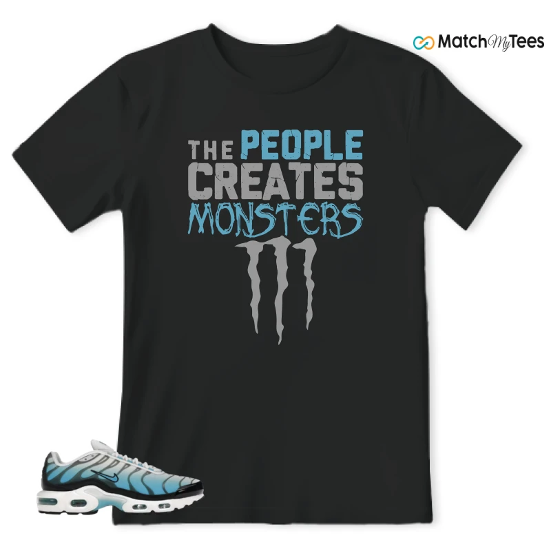 NIKE AIR MAX PLUS ICE (GS) SNEAKER Matching Tees t-shirt