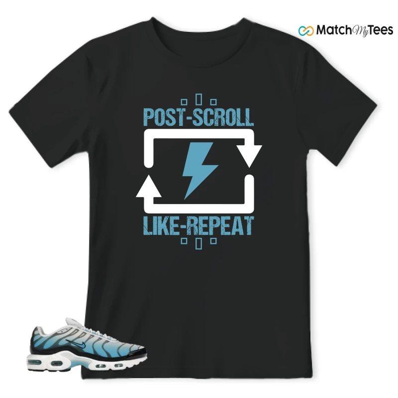 NIKE AIR MAX PLUS ICE (GS) SNEAKER Matching Tees t-shirt