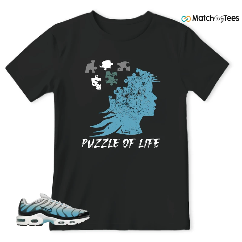NIKE AIR MAX PLUS ICE (GS) SNEAKER Matching Tees t-shirt