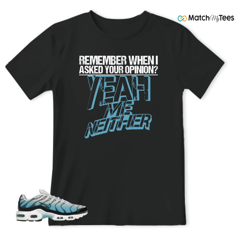 NIKE AIR MAX PLUS ICE (GS) SNEAKER Matching Tees t-shirt