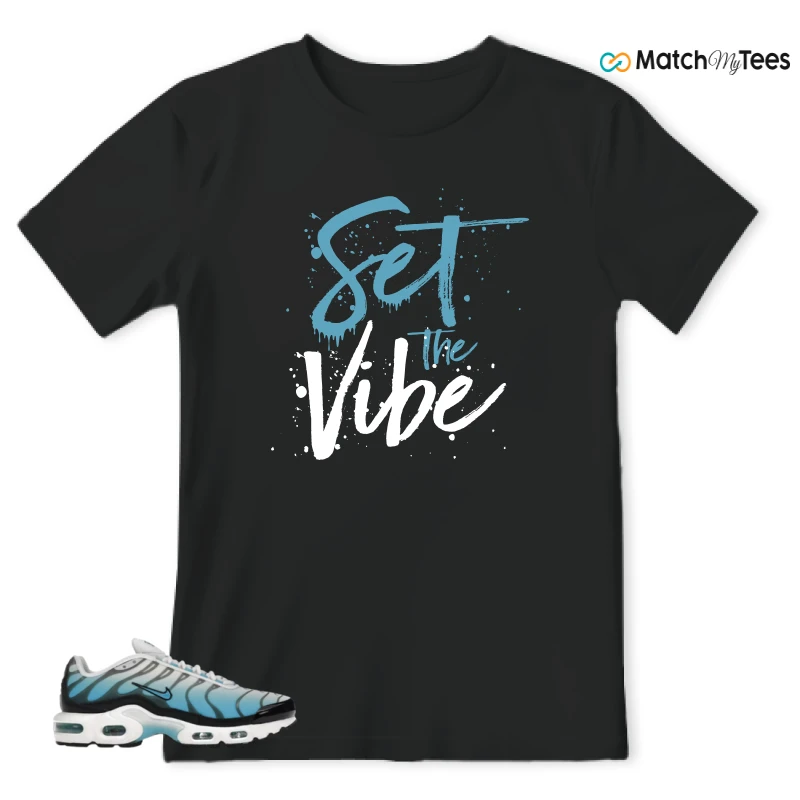 NIKE AIR MAX PLUS ICE (GS) SNEAKER Matching Tees t-shirt
