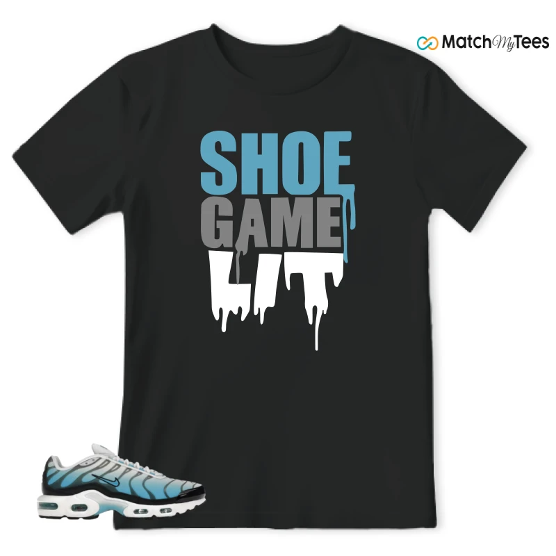 NIKE AIR MAX PLUS ICE (GS) SNEAKER Matching Tees t-shirt