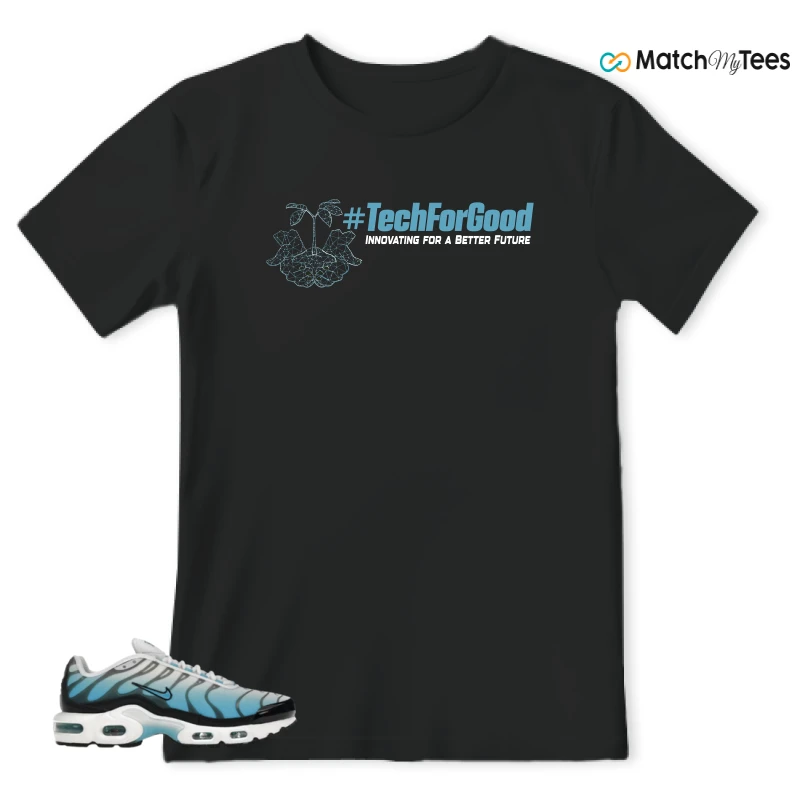 NIKE AIR MAX PLUS ICE (GS) SNEAKER Matching Tees t-shirt