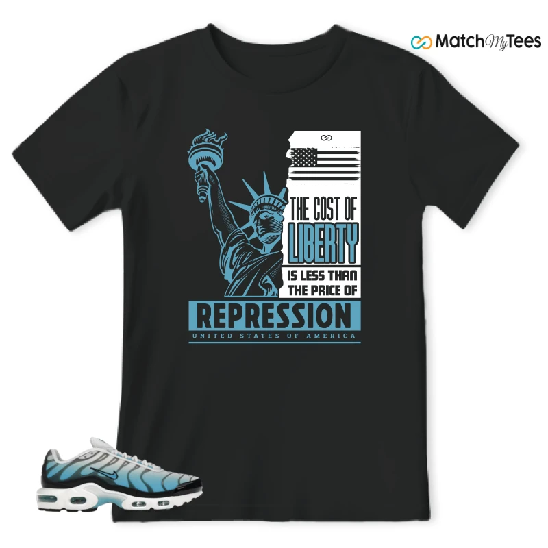 NIKE AIR MAX PLUS ICE (GS) SNEAKER Matching Tees t-shirt