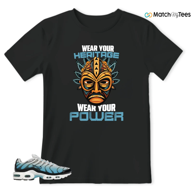 NIKE AIR MAX PLUS ICE (GS) SNEAKER Matching Tees t-shirt