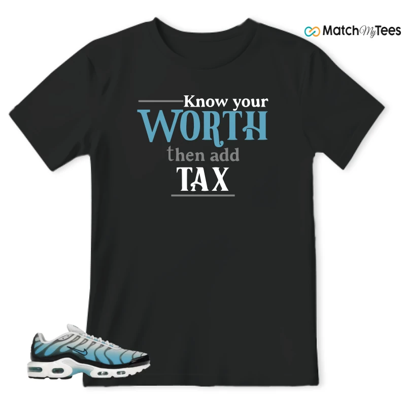 NIKE AIR MAX PLUS ICE (GS) SNEAKER Matching Tees t-shirt