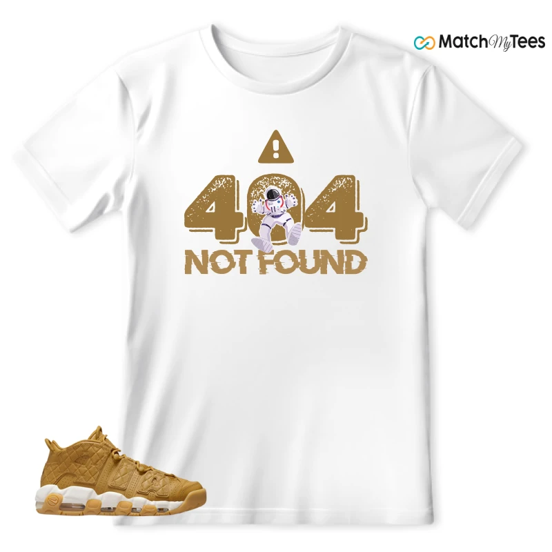 NIKE AIR MORE UPTEMPO QUILTED WHEAT GUM LIGHT BROWN (WOMEN'S) SNEAKER Matching Tees t-shirt