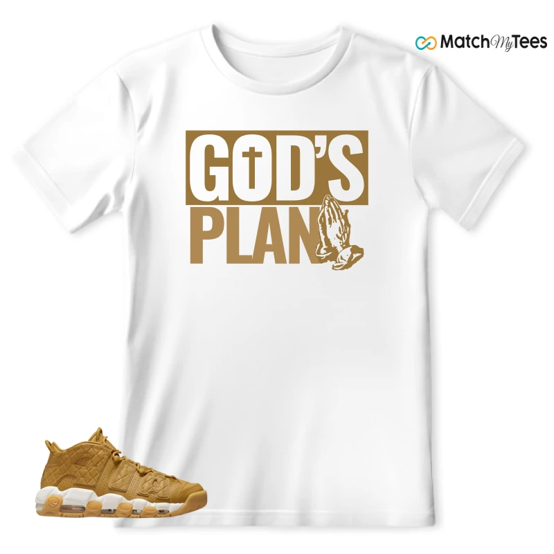 God's Plan White matching T-shirt T-shirt