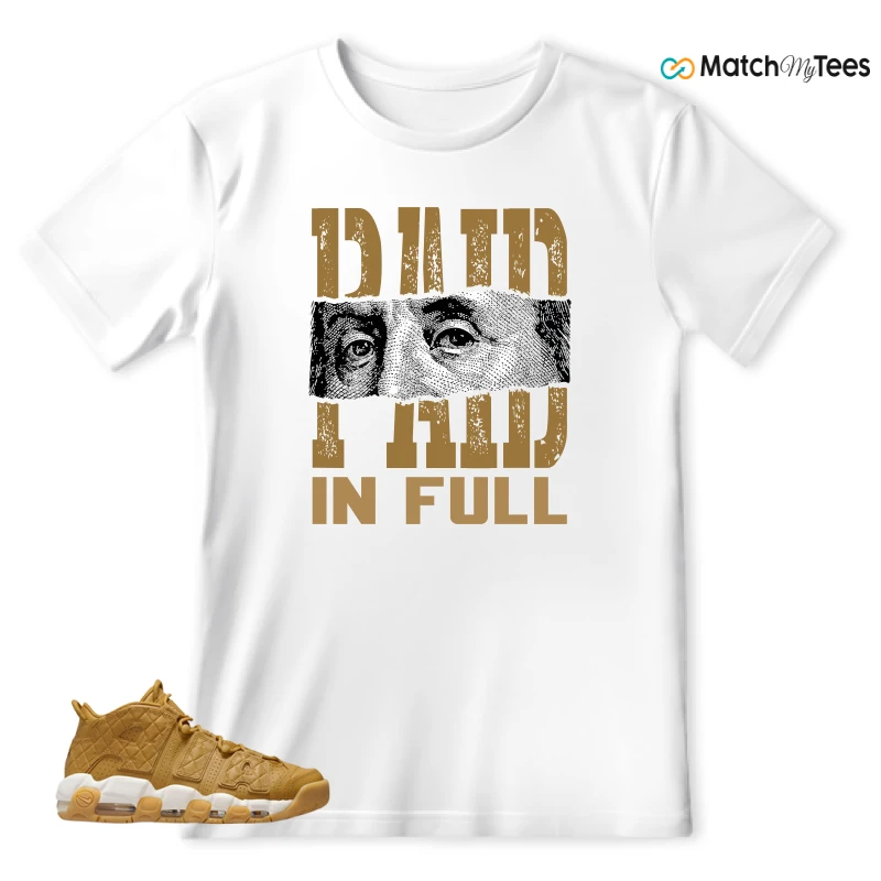 Paid In Full White matching T-shirt T-shirt