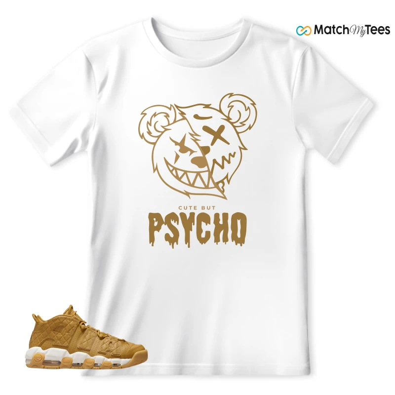 Psycho Teddy White matching T-shirt T-shirt