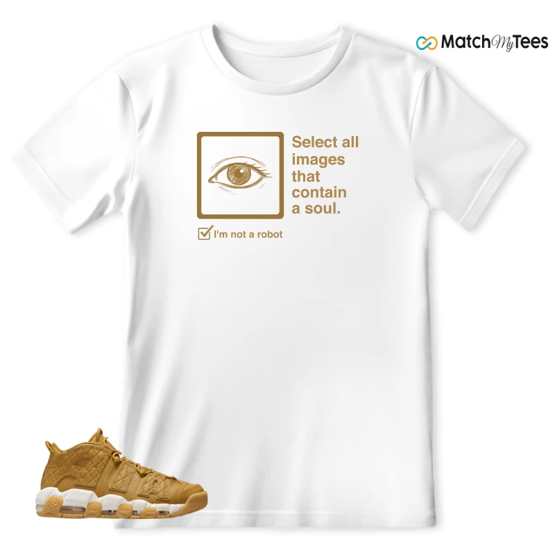 reCAPTCHA White matching T-shirt T-shirt