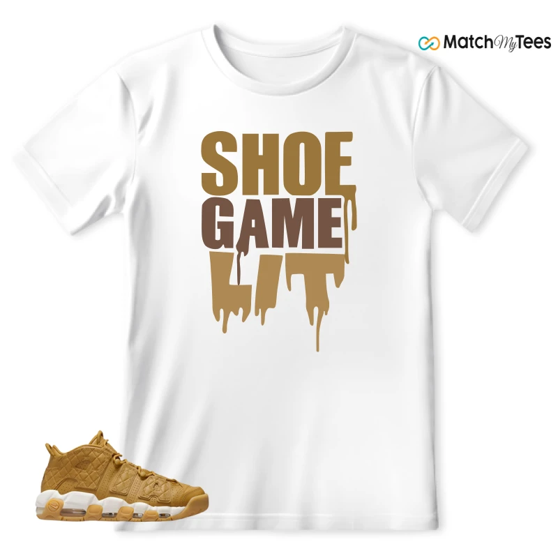 Shoe Game Lit White matching T-shirt T-shirt