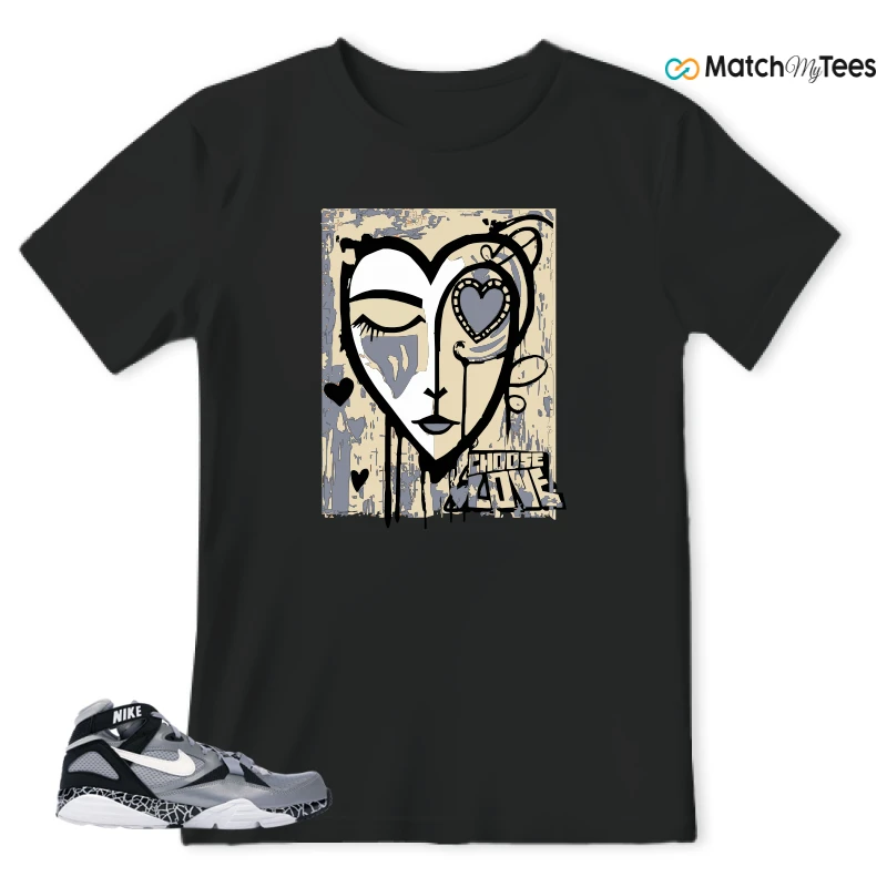 Choose Love Main Black matching T-shirt T-shirt