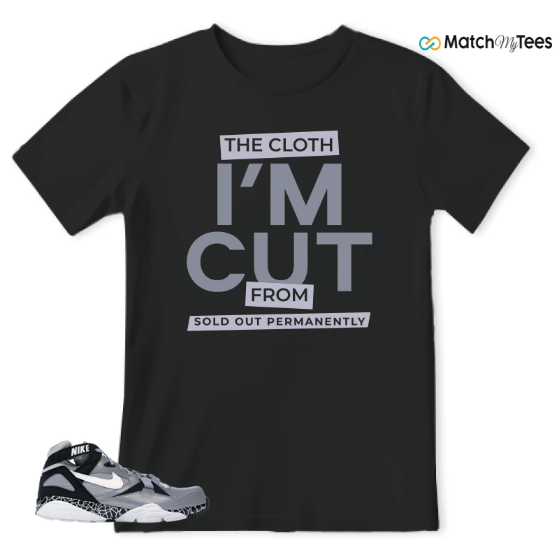 I'm Cut Black matching T-shirt T-shirt