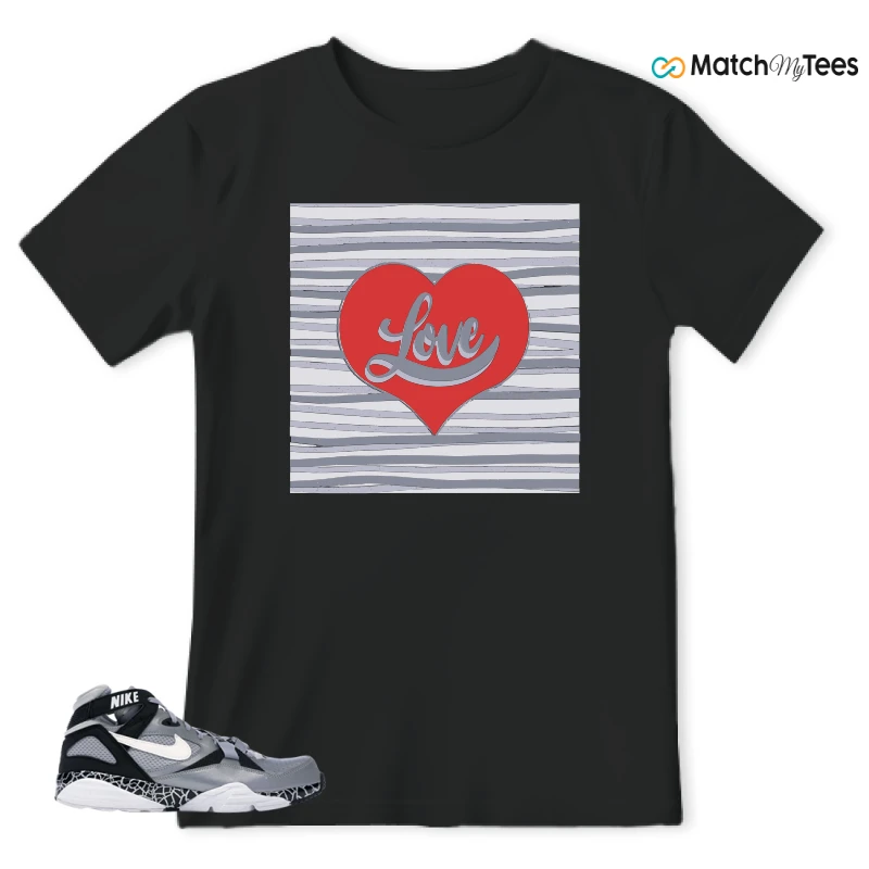 Love Black matching T-shirt T-shirt