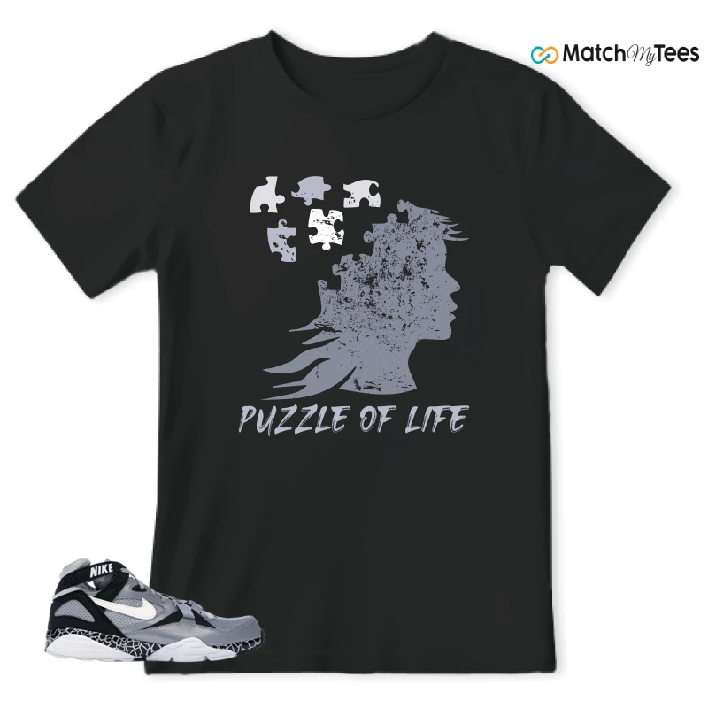 Puzzle of Life Black matching T-shirt T-shirt