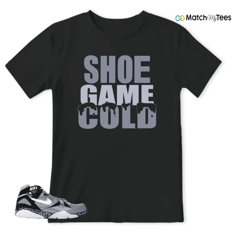 Shoe Game Cold Black matching T-shirt T-shirt