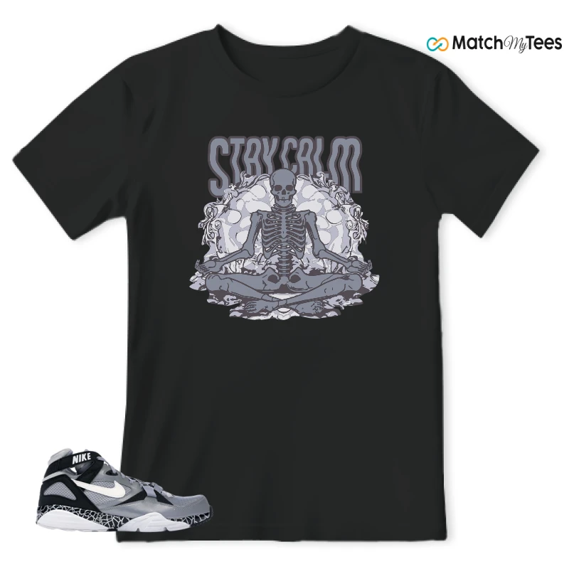 Stay Calm2 Black matching T-shirt T-shirt