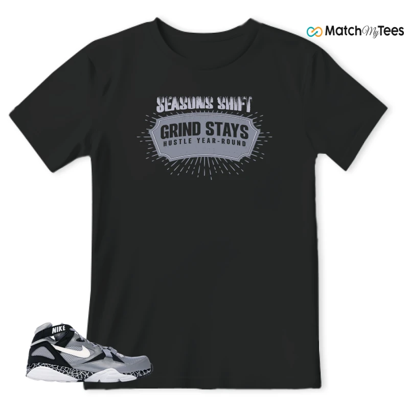 Winter & Spring Transition Black matching T-shirt T-shirt