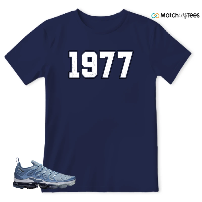 NIKE AIR VAPORMAX PLUS WORK BLUE SNEAKER Matching Tees t-shirt