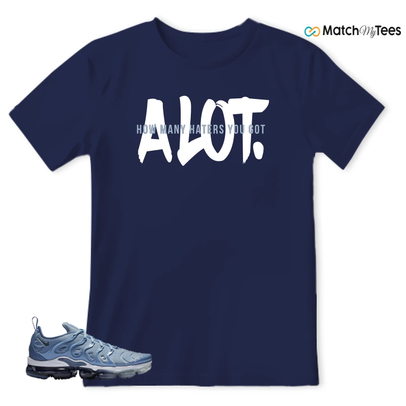 NIKE AIR VAPORMAX PLUS WORK BLUE SNEAKER Matching Tees t-shirt