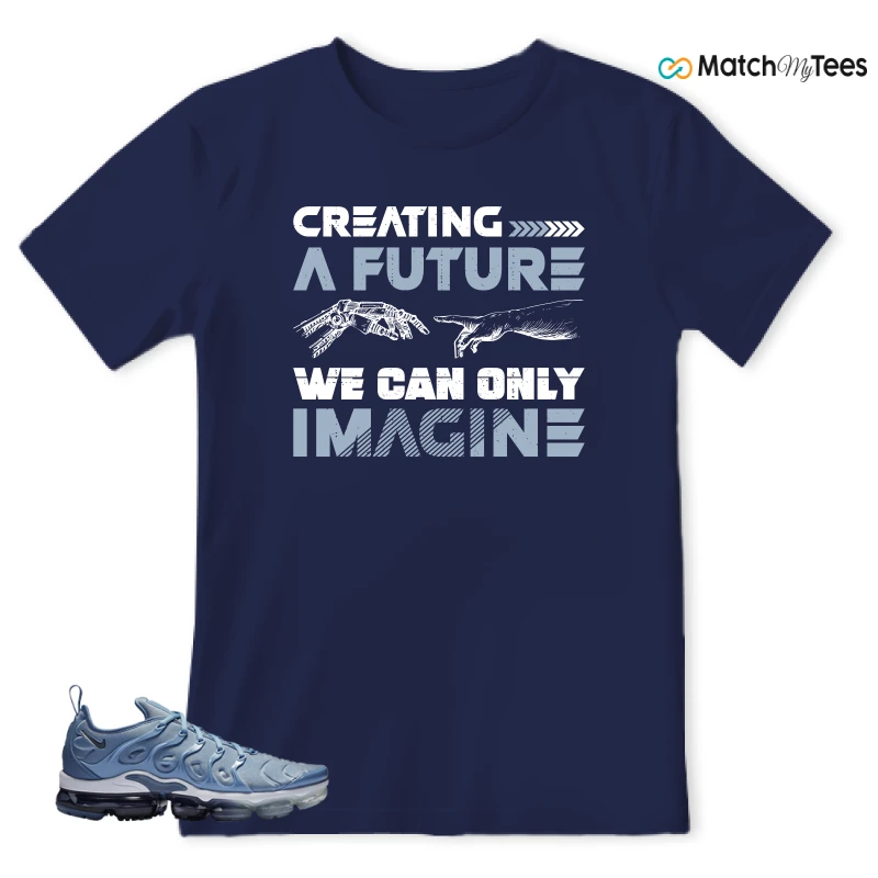 NIKE AIR VAPORMAX PLUS WORK BLUE SNEAKER Matching Tees t-shirt