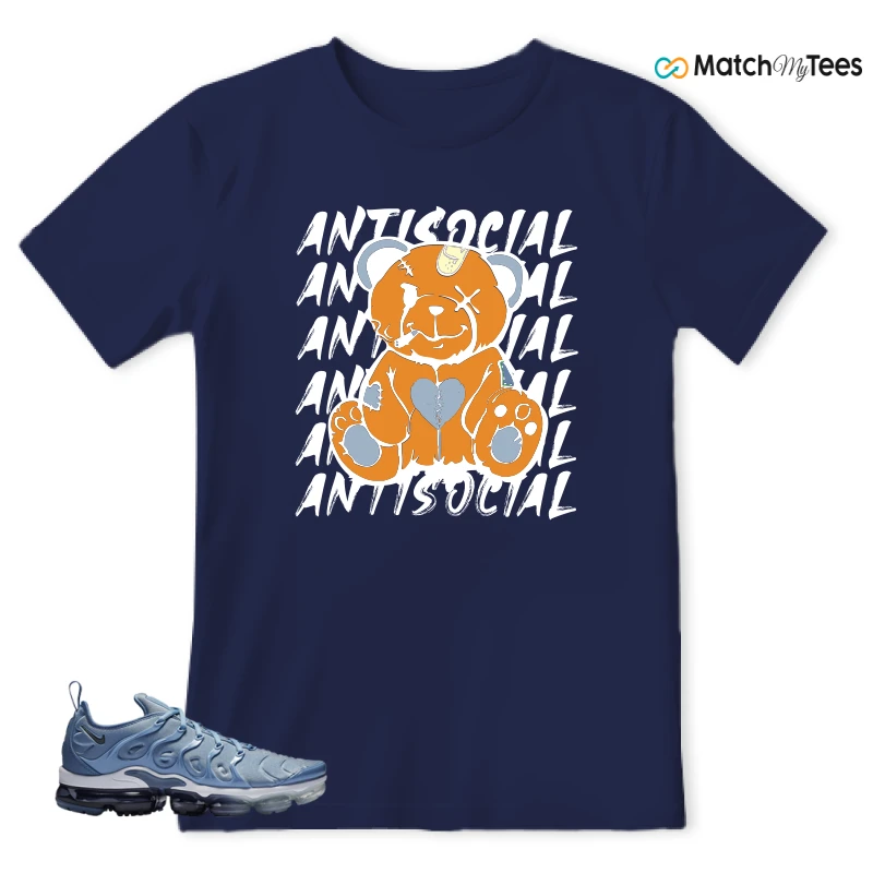 NIKE AIR VAPORMAX PLUS WORK BLUE SNEAKER Matching Tees t-shirt