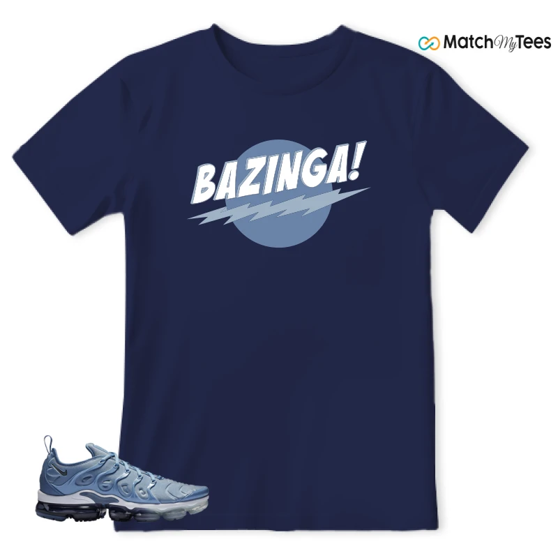 NIKE AIR VAPORMAX PLUS WORK BLUE SNEAKER Matching Tees t-shirt