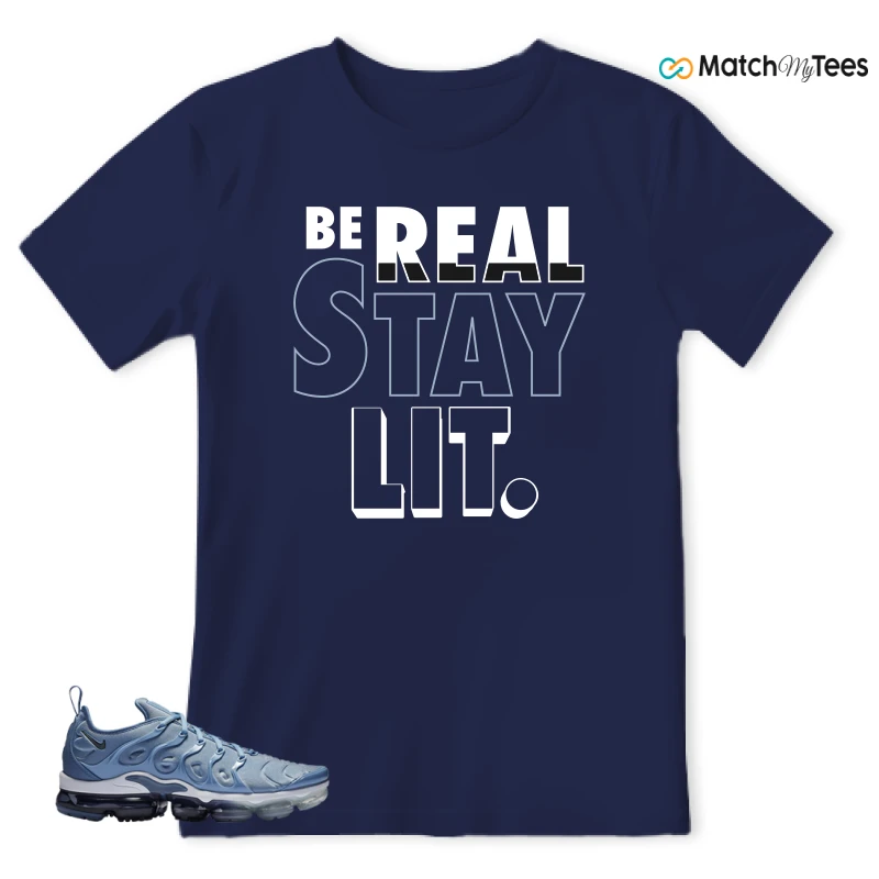 NIKE AIR VAPORMAX PLUS WORK BLUE SNEAKER Matching Tees t-shirt