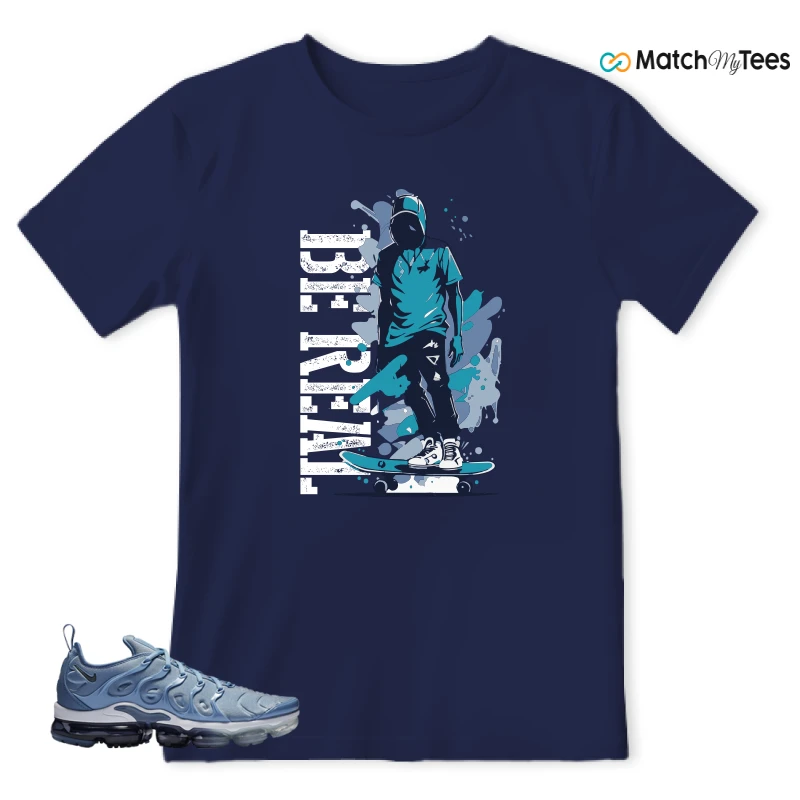 NIKE AIR VAPORMAX PLUS WORK BLUE SNEAKER Matching Tees t-shirt