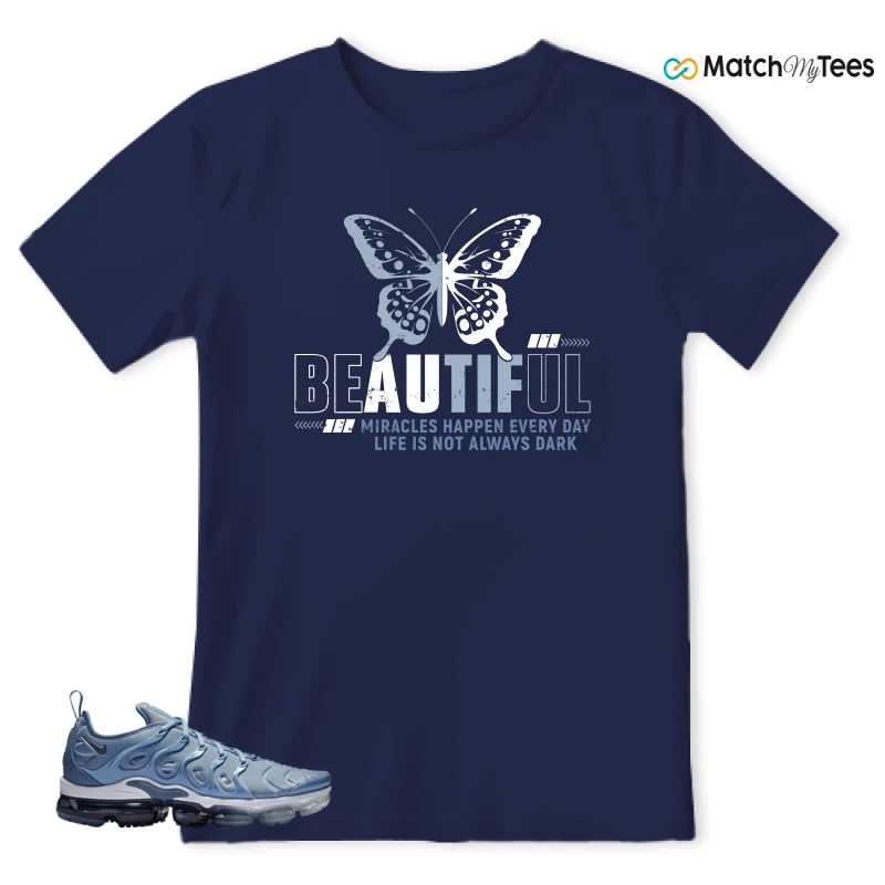 NIKE AIR VAPORMAX PLUS WORK BLUE SNEAKER Matching Tees t-shirt