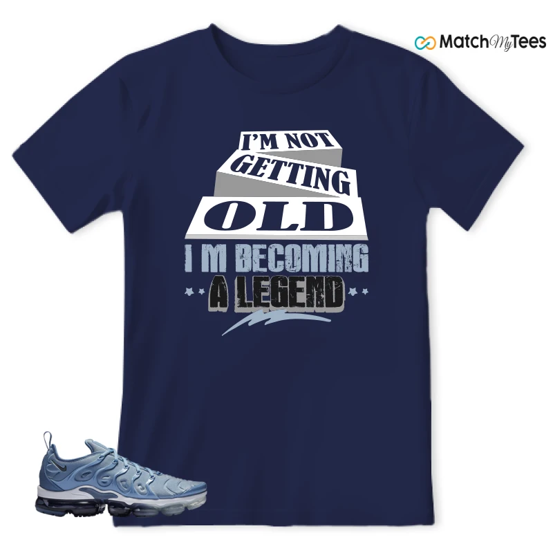 NIKE AIR VAPORMAX PLUS WORK BLUE SNEAKER Matching Tees t-shirt