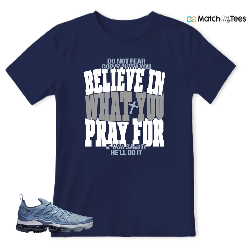 NIKE AIR VAPORMAX PLUS WORK BLUE SNEAKER Matching Tees t-shirt