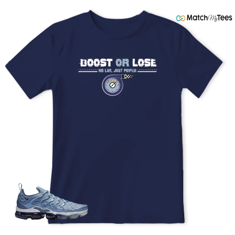 NIKE AIR VAPORMAX PLUS WORK BLUE SNEAKER Matching Tees t-shirt