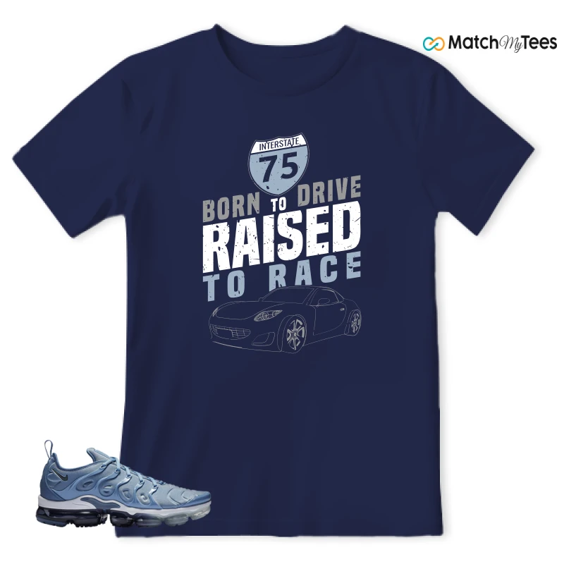 NIKE AIR VAPORMAX PLUS WORK BLUE SNEAKER Matching Tees t-shirt