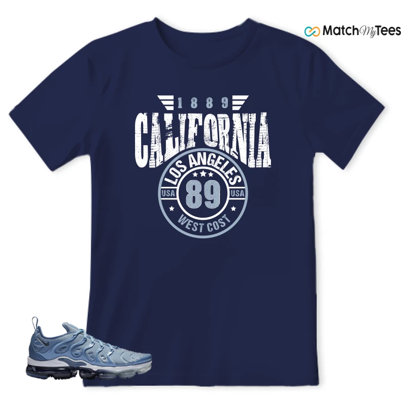NIKE AIR VAPORMAX PLUS WORK BLUE SNEAKER Matching Tees t-shirt